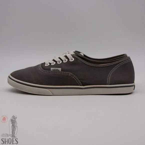 Vans Authentic Grey Lace ups Women's Size 9 - Picture 3 of 12